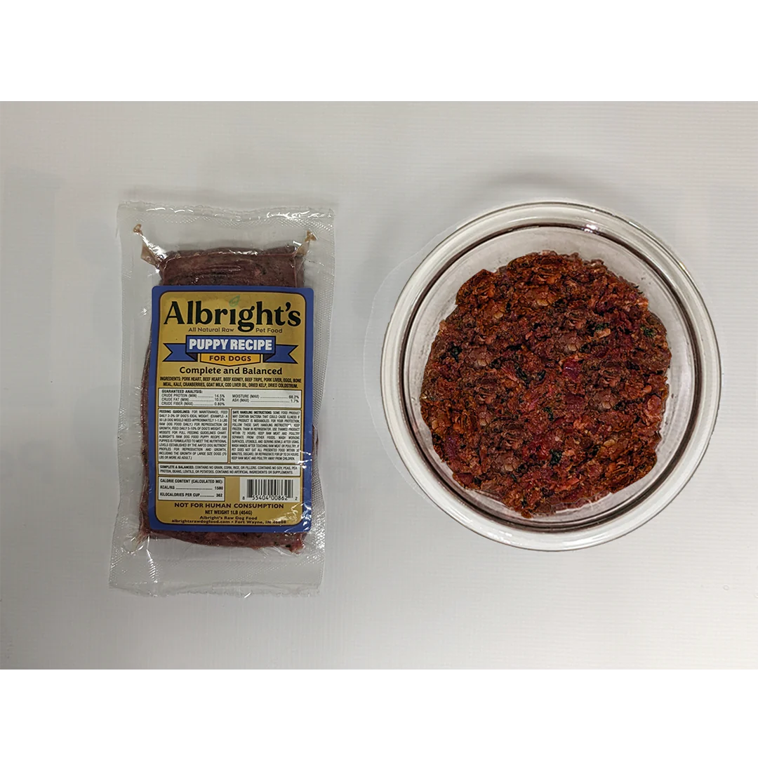Raw Pet Food For Puppies, Complete & Balanced